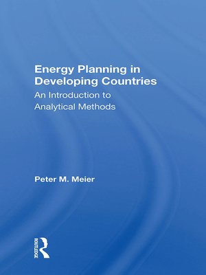 cover image of Energy Planning In Developing Countries